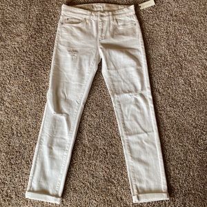 New Anthropologie Pilcro slim boyfriend crop